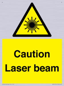 Caution Laser beam